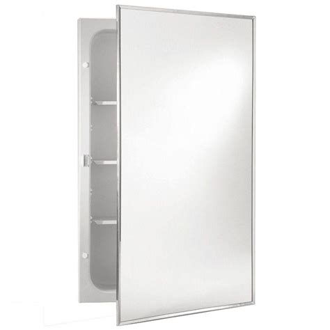 stainless steel medicine cabinet home depot|recessed medicine cabinets at lowe's.